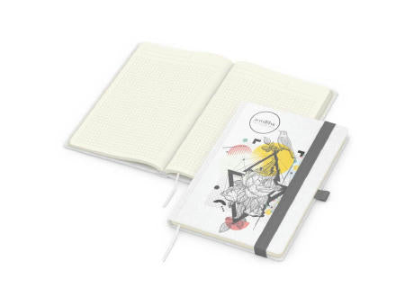 Notizbuch Match-Book Naturpapier-Hardcover individuell bedruckt