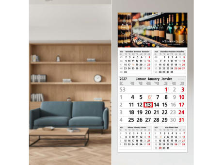 5-Monatskalender Einblatt Commerce 5 Post A EXPRESS postoptimiert