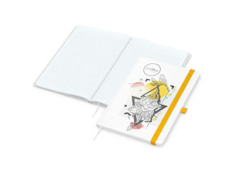 Notizbuch Match-Book Naturpapier-Hardcover individuell bedruckt