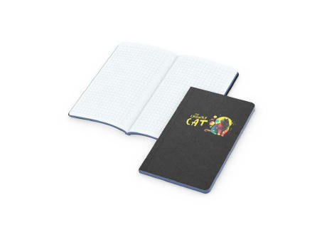 Notizbuch Tablet-Book Farbschnitt Naturkarton-Softcover schwarz