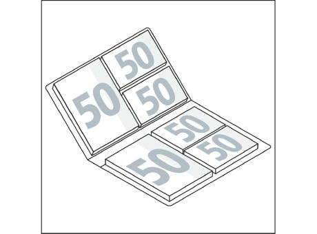 Haftnotiz-Set Monaco 2 Haftnotizblöcke mittelgroß 4 Haftnotizblöcke klein