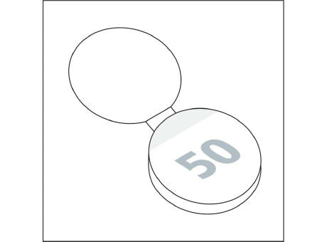 Haftnotizblock Cover Form formgestanzt Karton-Umschlag