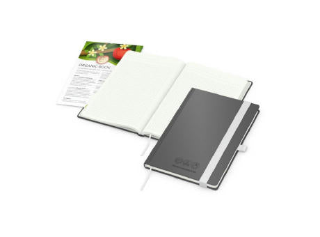 Notizbuch Organic-Book RECYCLING Apfelleder-Hardcover farbig A5