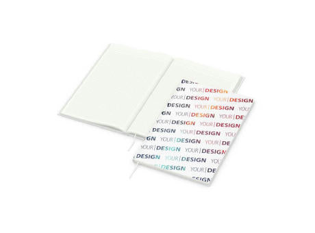 Notizbuch Note-Book RECYCLING Ecken spitz Papier-Hardcover individuell bedruckt