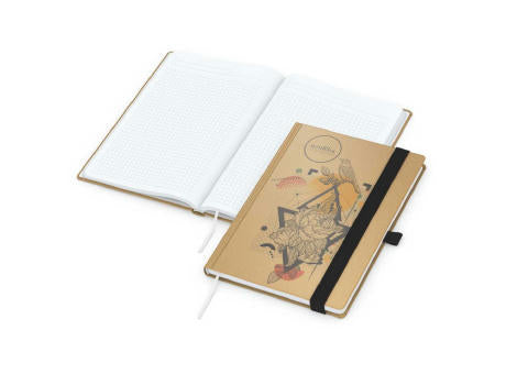 Notizbuch Match-Book Naturpapier-Hardcover individuell bedruckt