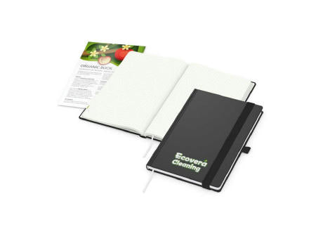 Notizbuch Organic-Book RECYCLING Apfelleder-Hardcover farbig A5