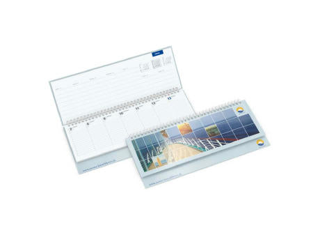 Tisch-Querkalender Master 1 Woche = 2 Seiten 8–21 Uhr