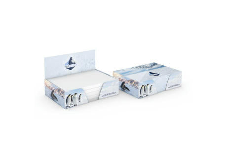 Haftnotiz-Box Pop-Up-Box Haftnotizblöcke weiß Karton-Box individuell bedruckt