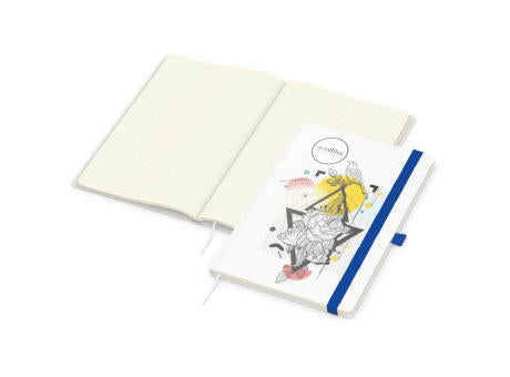 Notizbuch Match-Book Naturpapier-Hardcover individuell bedruckt