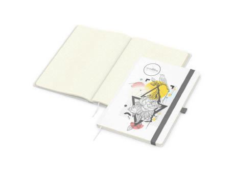 Notizbuch Match-Book Naturpapier-Hardcover individuell bedruckt