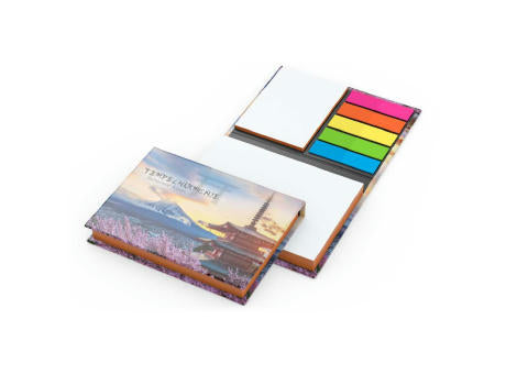 Haftnotiz-Set Wien Innenteil schwarz 100/25 Haftzettel Farbschnitt