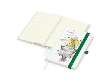 Notizbuch Match-Book Naturpapier-Hardcover individuell bedruckt
