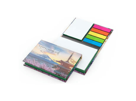 Haftnotiz-Set Wien Innenteil schwarz 100/25 Haftzettel Farbschnitt