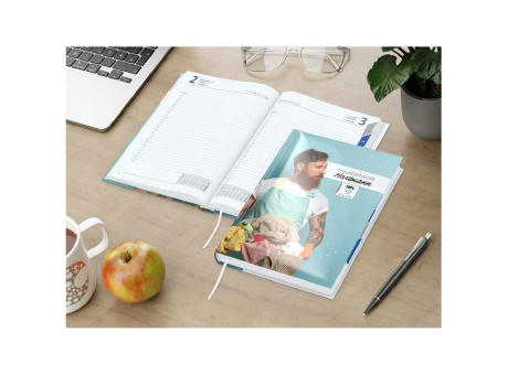 Tageskalender Manager Monatsregister Mo.–So. je 1 Seite Papier-Hardcover