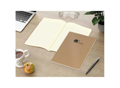 Notizbuch Copy-Book Seiten cremefarben Naturkarton-Softcover farbig