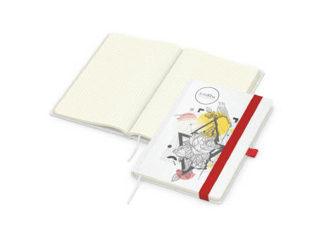 Notizbuch Match-Book Naturpapier-Hardcover individuell bedruckt