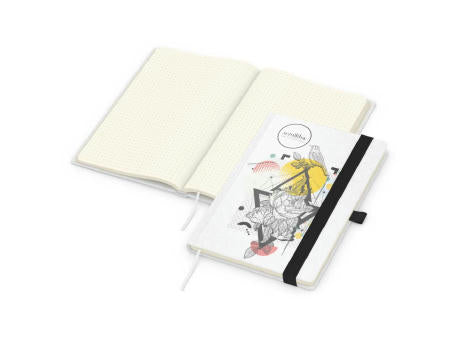 Notizbuch Match-Book Naturpapier-Hardcover individuell bedruckt