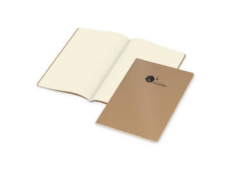 Notizbuch Copy-Book Seiten cremefarben Naturkarton-Softcover farbig