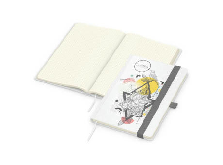 Notizbuch Match-Book Naturpapier-Hardcover individuell bedruckt