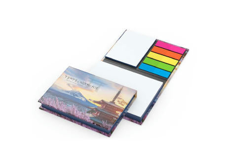 Haftnotiz-Set Wien Innenteil schwarz 100/25 Haftzettel Farbschnitt