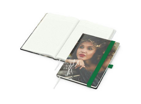 Notizbuch Match-Book RECYCLING Hardcover individuell bedruckt