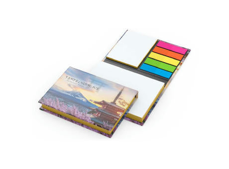 Haftnotiz-Set Wien Innenteil schwarz 100/25 Haftzettel Farbschnitt