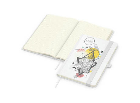 Notizbuch Match-Book Naturpapier-Hardcover individuell bedruckt