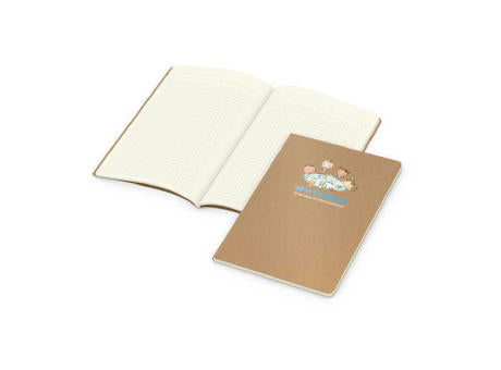 Notizbuch Copy-Book Seiten cremefarben Naturkarton-Softcover farbig