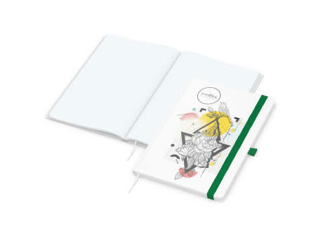 Notizbuch Match-Book Naturpapier-Hardcover individuell bedruckt