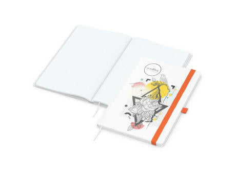 Notizbuch Match-Book Naturpapier-Hardcover individuell bedruckt