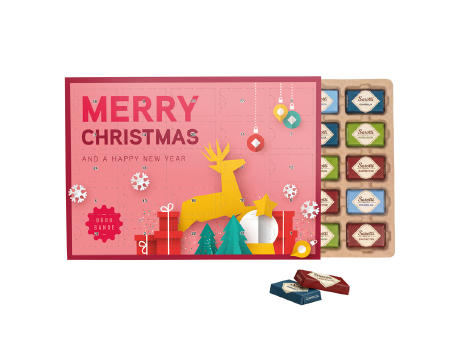 Premium Tisch Adventskalender Eco