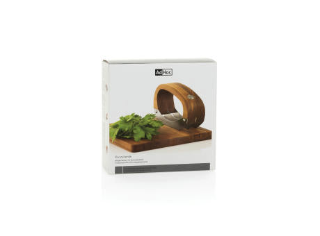 AdHoc RoccaVerde Hackmesser mit Schneidebrett