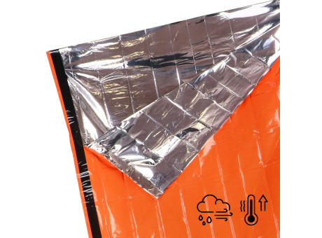 Thermoschlafsack für Notfälle im Freien