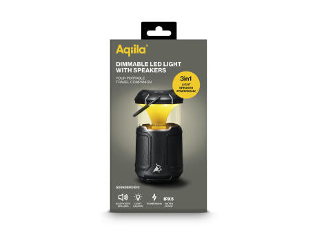 Aqiila Soundbird B10 Bluetooth-Lautsprecher mit Beleuchtung und Powerbank