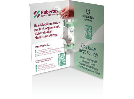 Cover Card mit Traubenzucker-Röllchen