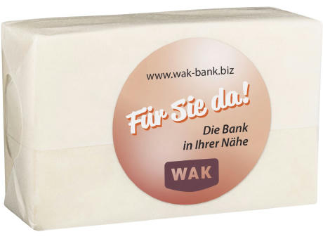 Handgeschöpfte Seife "Olive" - in Pergamentpapier