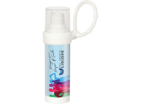 Aloe Vera Handcreme im 30 ml Airless Spender - 4c Etikett - inkl. "Loopi"