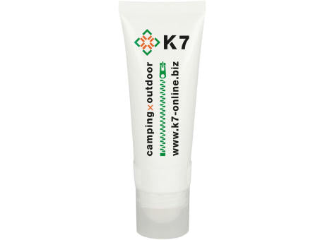 Double Care Tube mit Sonnenschutzcreme "Sensitiv" LSF 50 + Lippenbalsam LSF 30 - Tampondruck