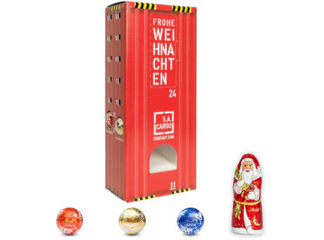 Lindt Lindor Adventsspender "Turm" mit Hohlfigur