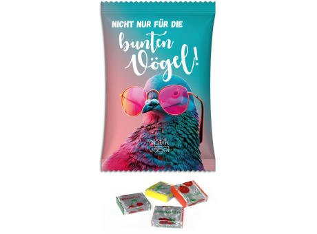 Fruchtkaramellen im Werbetütchen