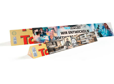 Toblerone in Werbeschuber