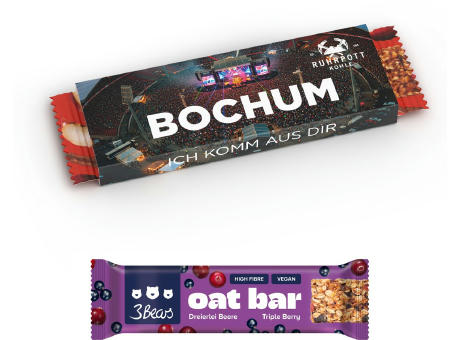 3Bears Oat Bar im Werbeschuber
