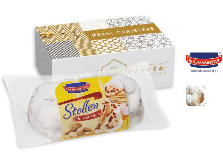 Christstollen Präsentbox, 1 Stück, Inhalt: Christstollen