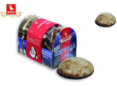 4er Lebkuchenbox, 4 Stück, Inhalt: Weiss Lebkuchen Mini-Contrella