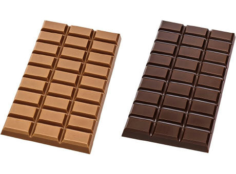 Schokolade 100 g Tafel im Karton, 1 Stück, Inhalt: Callebaut Vollmilch Schokolade Kalender
