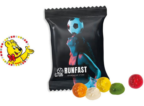 HARIBO Standardformen Werbetüte, 15 g, Inhalt: HARIBO Fußbälle