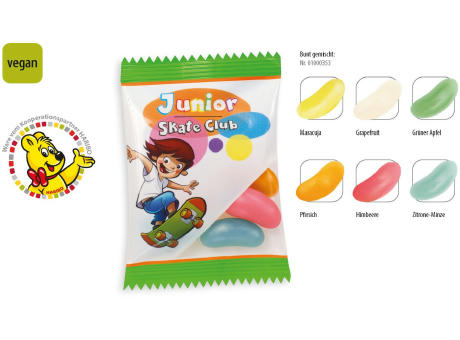 HARIBO Jelly Beans Werbetüte, 10 g, Inhalt: HARIBO Jelly Beans