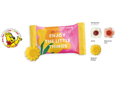 HARIBO Blumen Werbetüte, 1 Stück, Inhalt: HARIBO Blumen