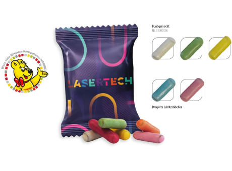 HARIBO Stafetten Werbetüte, 4 Stück, Inhalt: HARIBO Stafetten