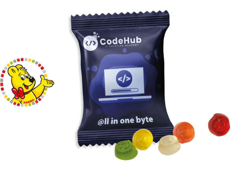 HARIBO Standardformen Werbetüte, 6,5 g, Inhalt: HARIBO @-Zeichen